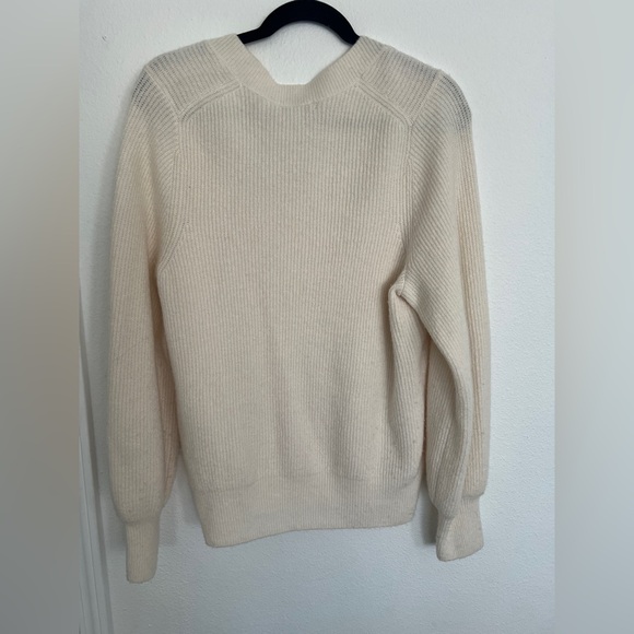 Madewell Women’s Plus Melwood Square-Neck Pullover Sweater 1X Wool Blend - Picture 6 of 10